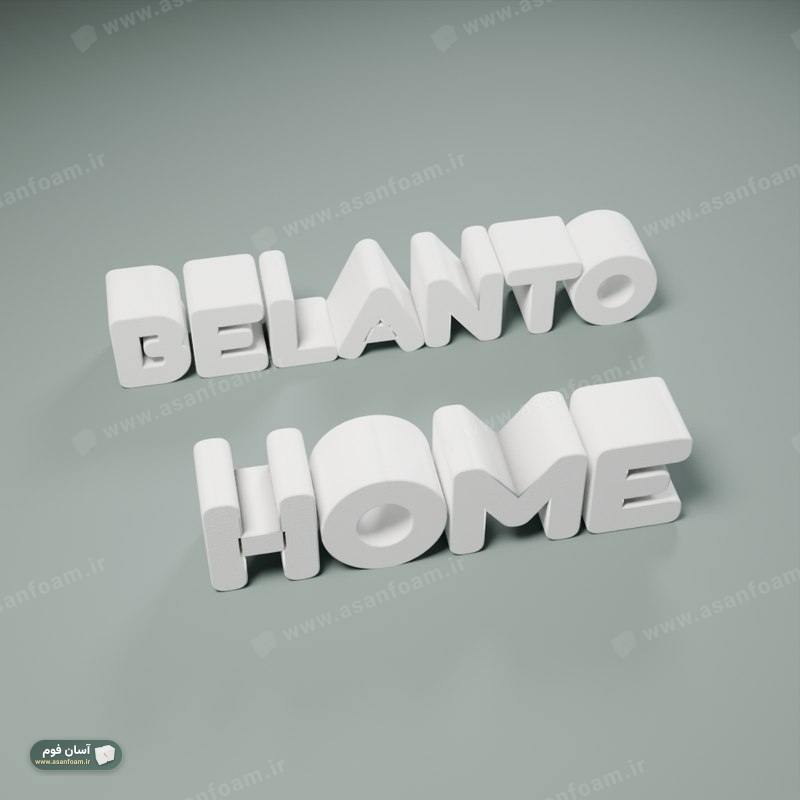 حروف حجیم انگلیسی BELANTO HOME