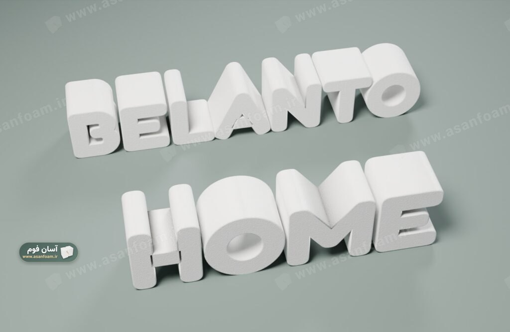 حروف حجیم انگلیسی BELANTO HOME