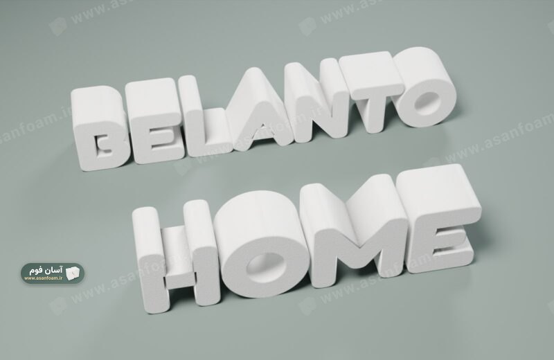 حروف حجیم انگلیسی BELANTO HOME